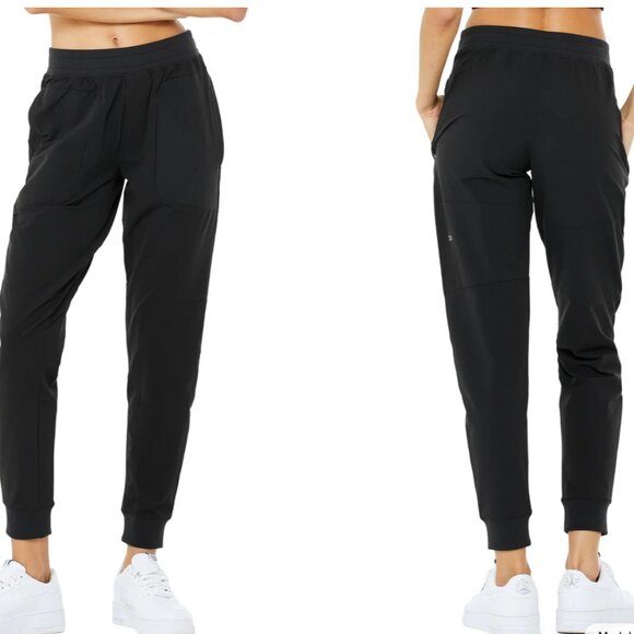 Alo Yoga Co-Op Jogger Pants in Black Size Small $138 - Picture 1 of 10